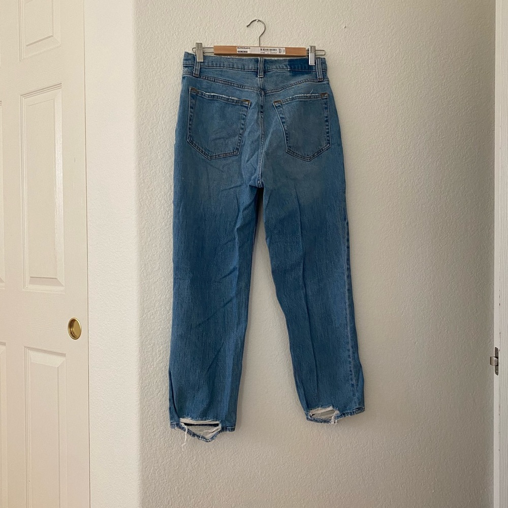 Abercrombie & Fitch Women's High Rise Jeans - Light Blue - Picture 3 of 3